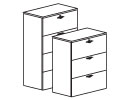 3 and 4 Drawers