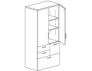 Outlines Combo Tall Storage