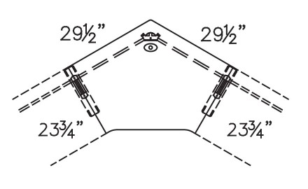 120° Angled Corner